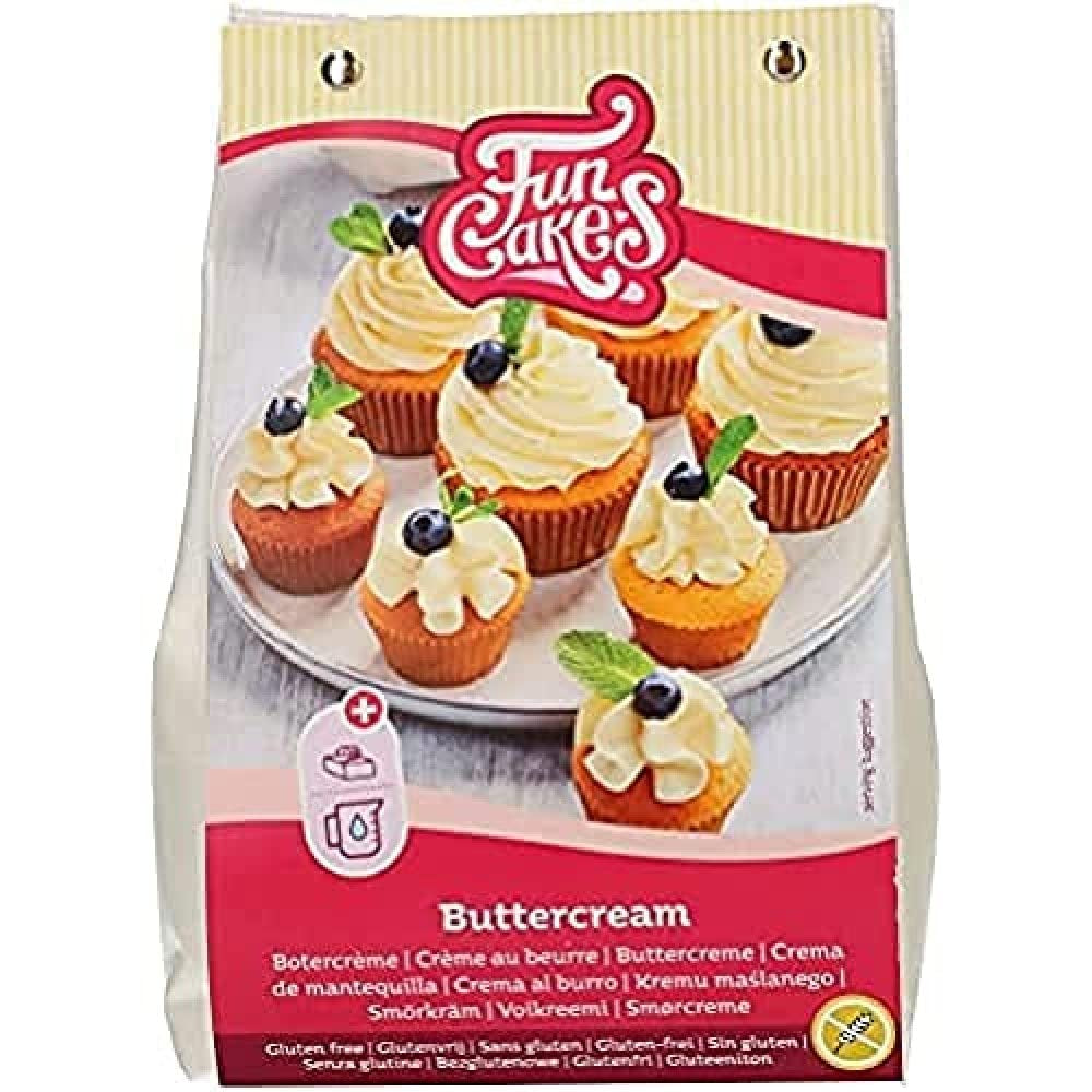 Funcakes Mix Für Buttercreme, Glutenfrei: Einfach Zu Berübenen, Cremig, Perfekt Zum Dekorieren, Abdecken Und Füllen Von Kuchen, Topping Auf Cupcakes, 500G Mix for baking and cooking Naty Shop Default Title