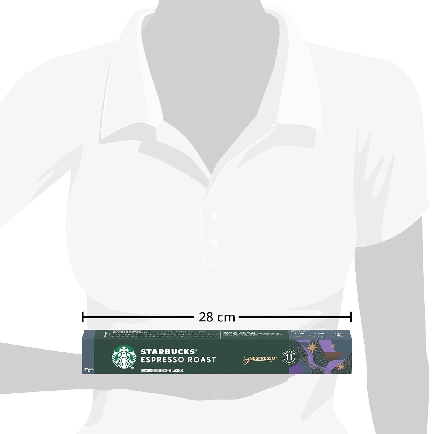 STARBUCKS Coffee Shop Classics – STARBUCKS Espresso Roast Pack by Nespresso, Kaffeekapseln 10 x 10 (100 Kapseln) – Exklusiv bei Amazon