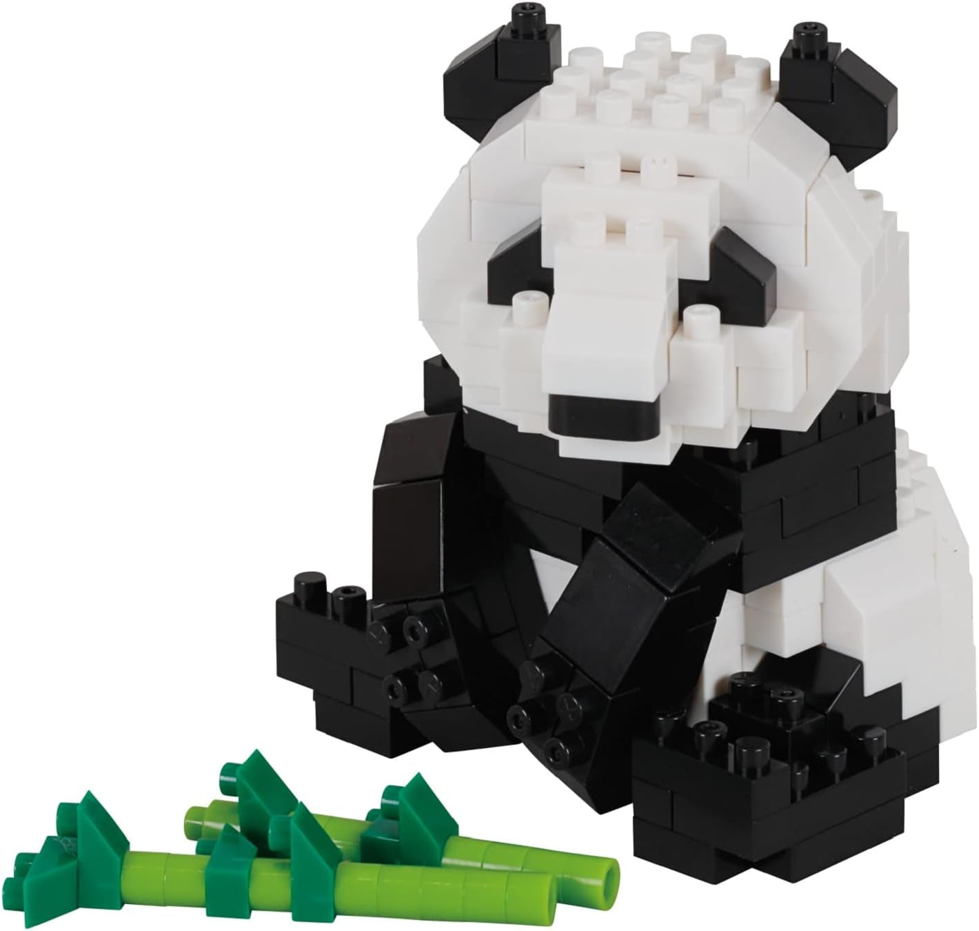 Bandai - Nanoblock - Roter Panda - Red Panda - Mini-Bausteinfigur - Baukastenspiel - Pixel-Tierfiguren-Bausatz Panda - NBC194