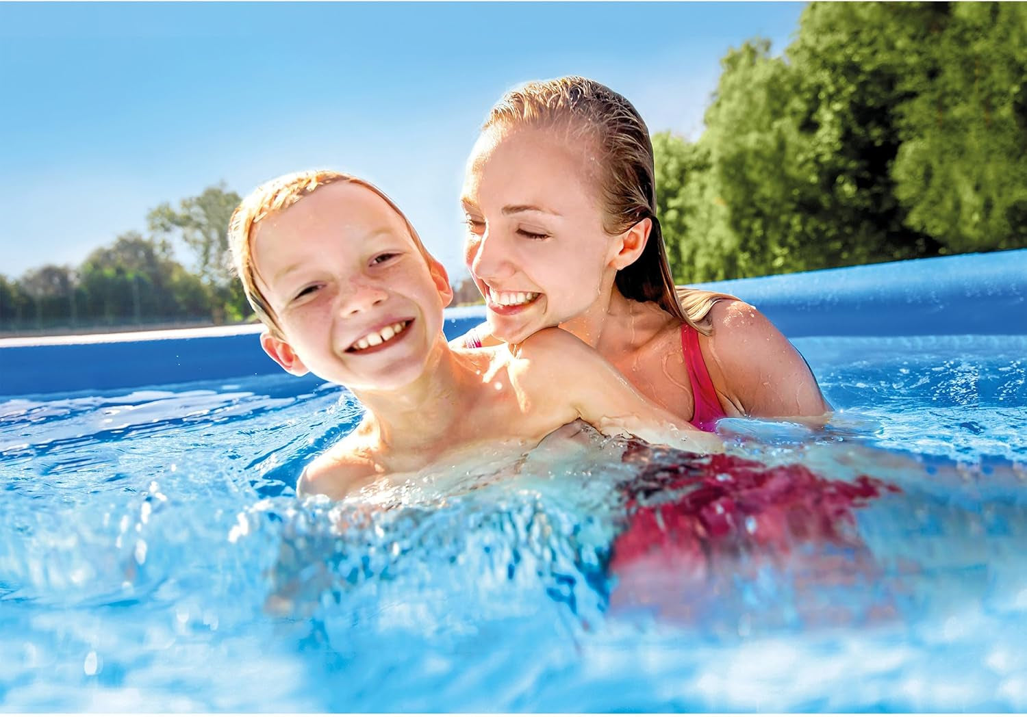 Intex Easy Set pool set, blue, 305 x 305 x 76 cm, 3.85 L, 28122GN