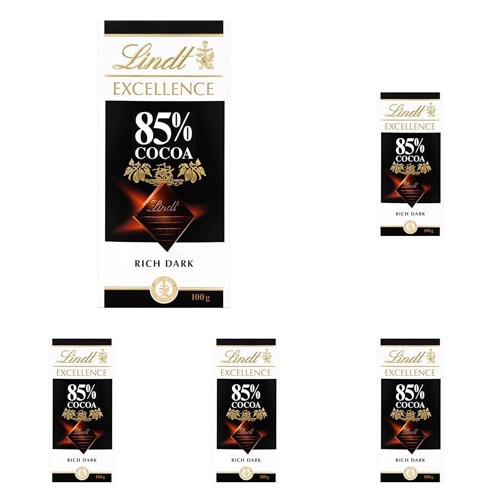 Lindt Chocolate | Bar EXCELLENCE 85% Cocoa | 100g | Extra Dark Chocolate | Vegan Chocolate Bar