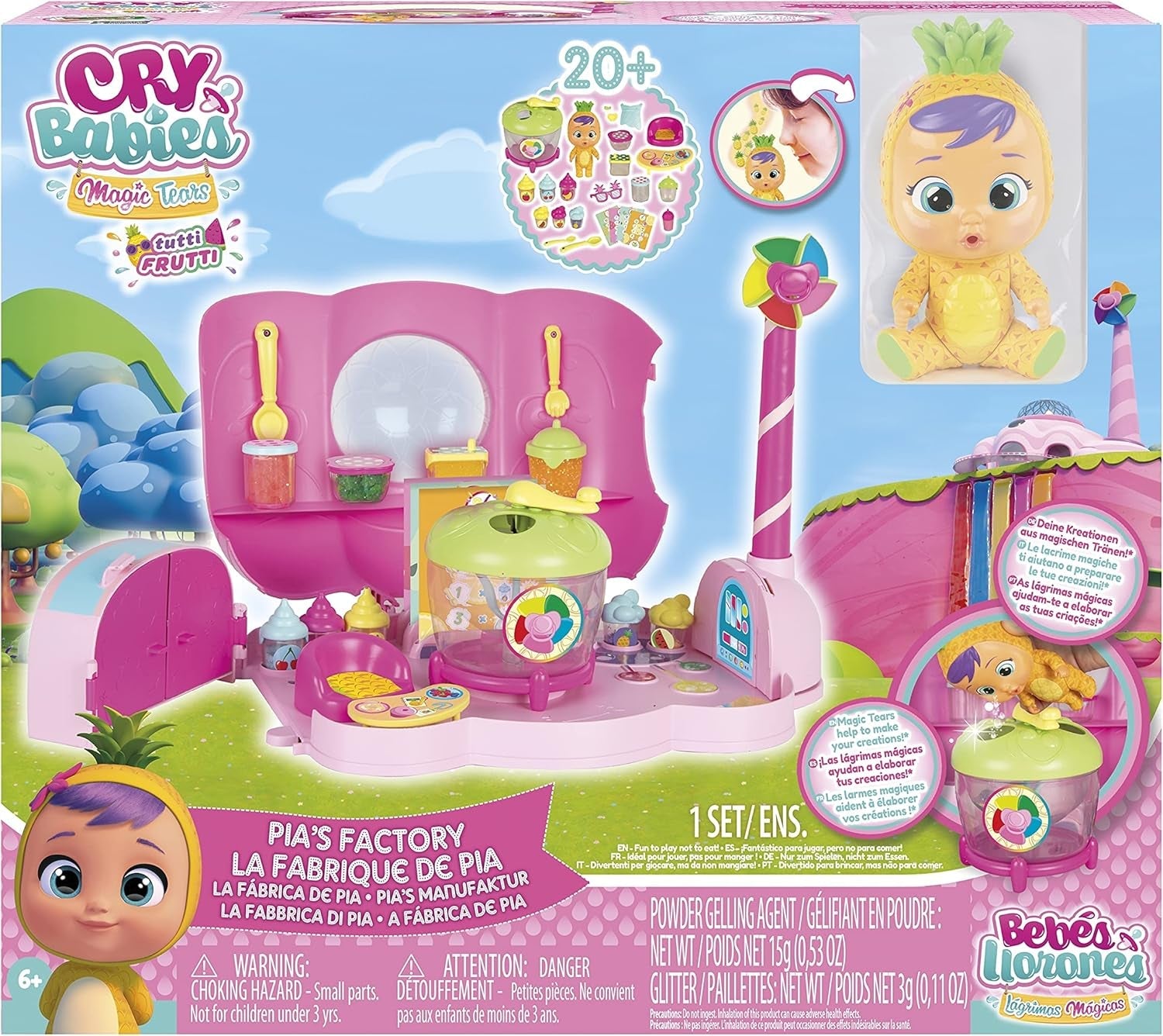 BEBÉS LLORONES LÁGRIMAS MÁGICAS 80171IM Puppe und Zubehör