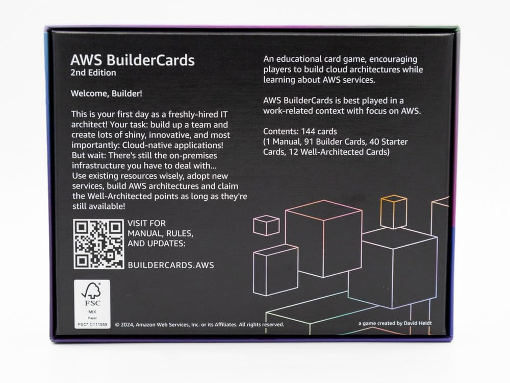 BuilderCards - Cloud Architecture Card Game - Basic Game (English), White