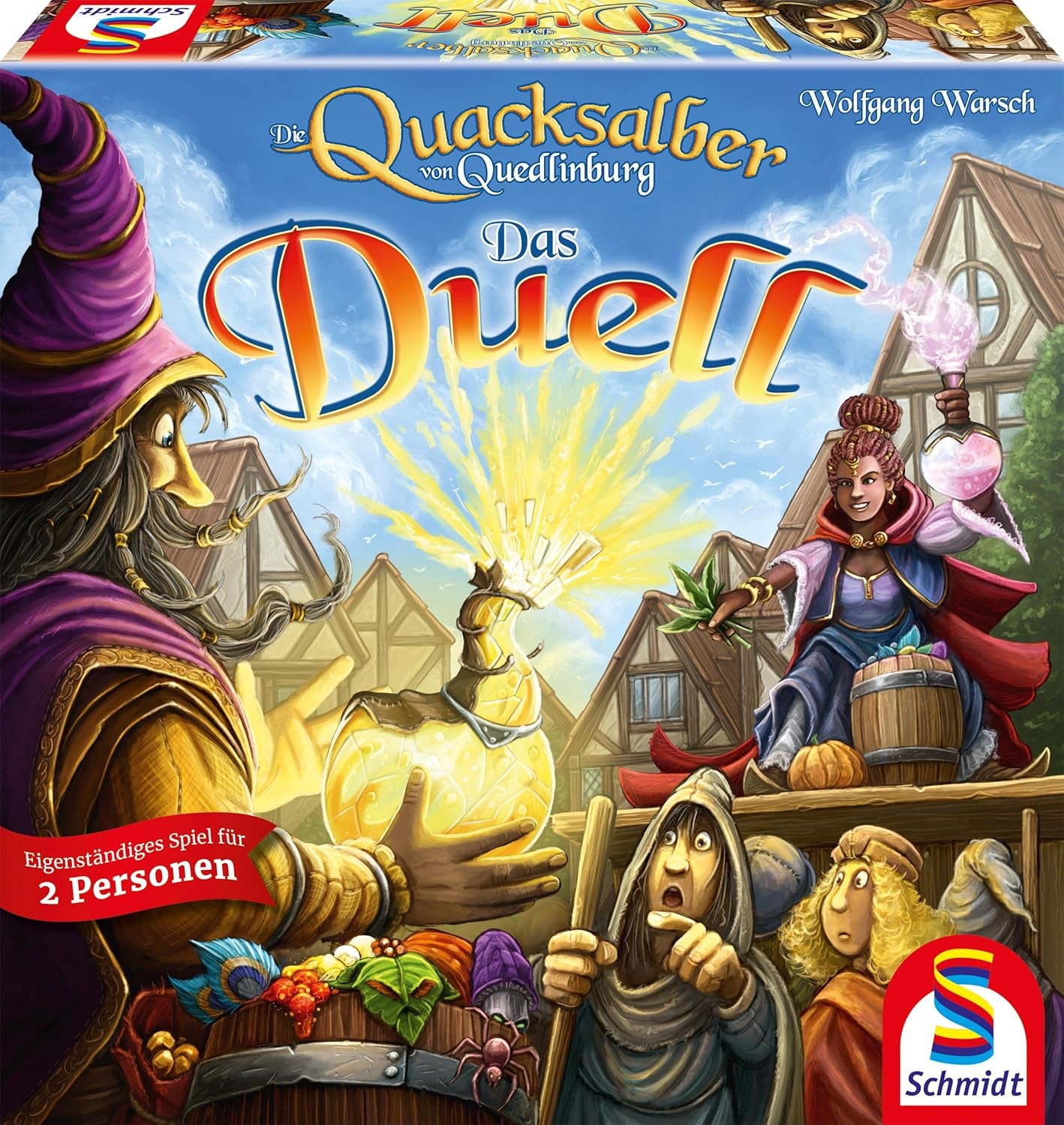 Schmidt Spiele 49447 Quacks of Quedlinburg, The Duel, Family Game
