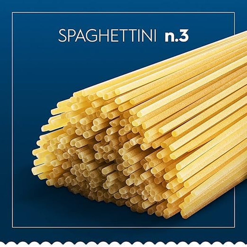 Pasta Barilla Classic Spaghettini no. 3 high-quality durum wheat, always al dente (1 x 500 g)