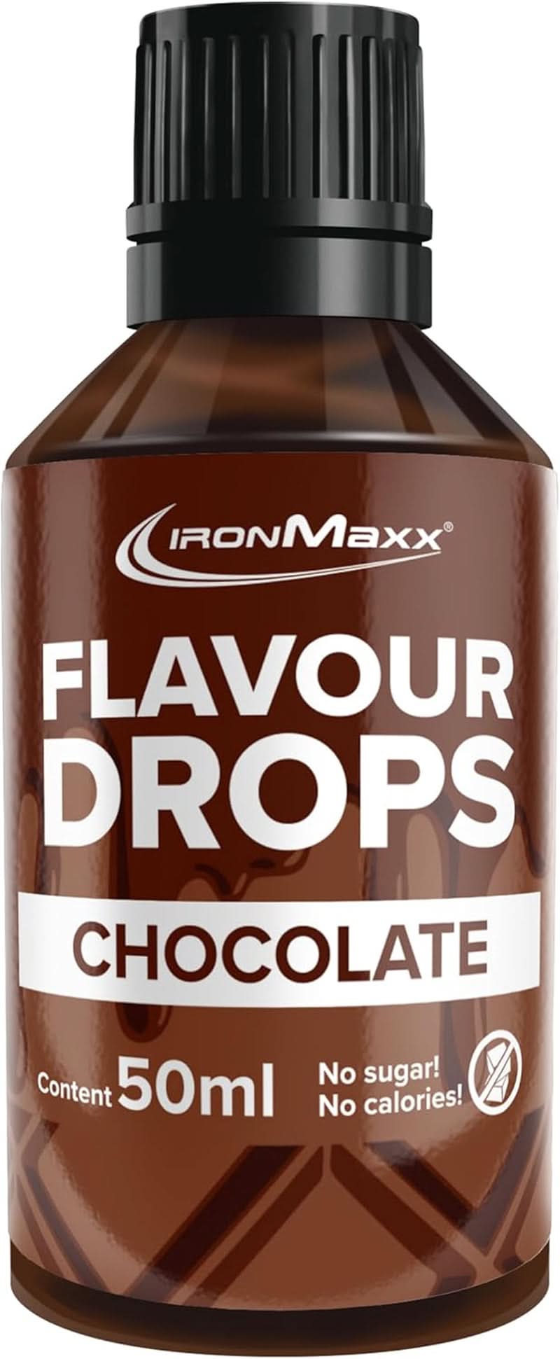 Ironmaxx flavored drops - No calories and no sugar, 50 ml Flavors Naty Shop Chocolate