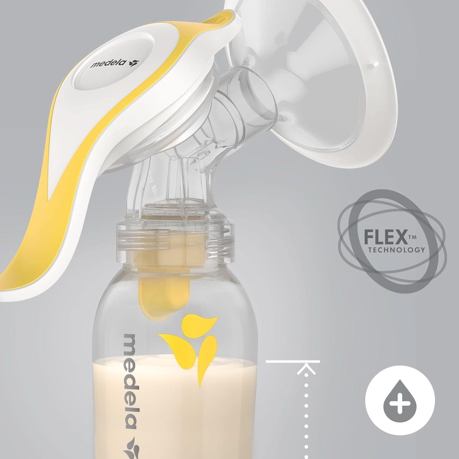 Medela Harmony manual breast pump - Compact Swiss design with Personalfit Flex shields and Medela 2-Phase Expression technology Accessories Food and Breastfeeding Bebe Naty Shop