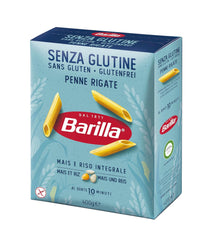 Barilla Penne Rigate gluten-free pasta made from delicious corn and rice - perfect for people with celiac disease or gluten intolerance (14 x 400g)