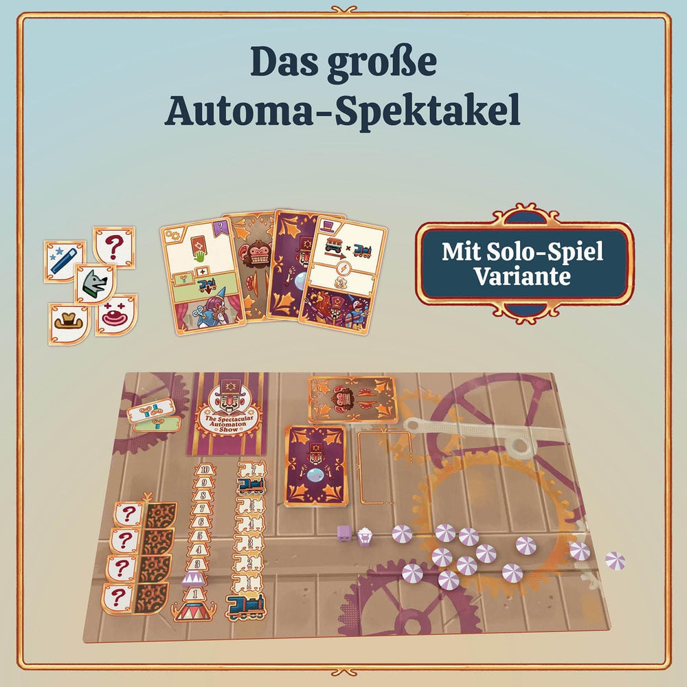 KOSMOS 684648 3-Ring Circus Adult Board Game 12+ Strategy Game 1-4 Player Party Game USA Traveling Circus Late 19th Century