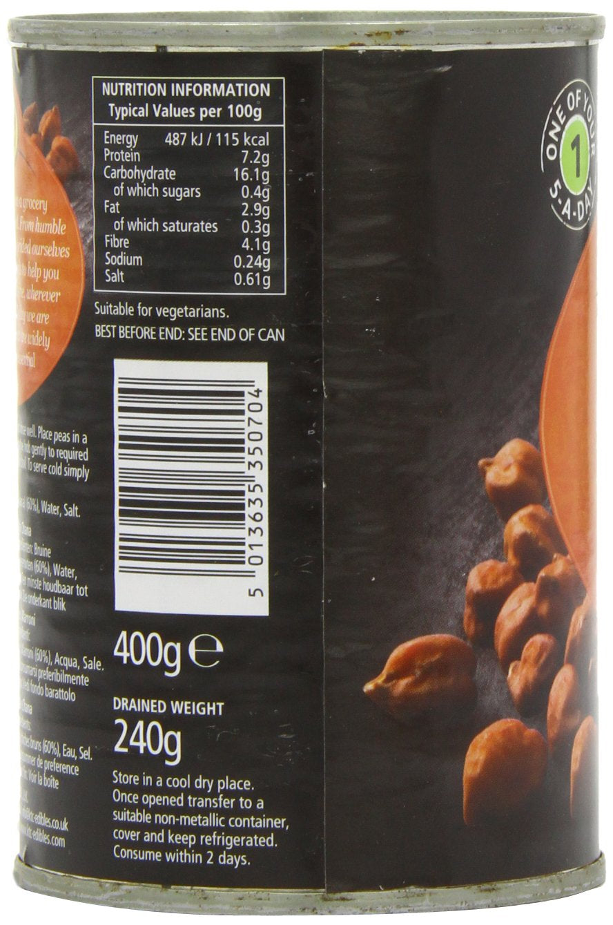 - Năut brun (la conservă), pachet de 12 (12 x 400g)