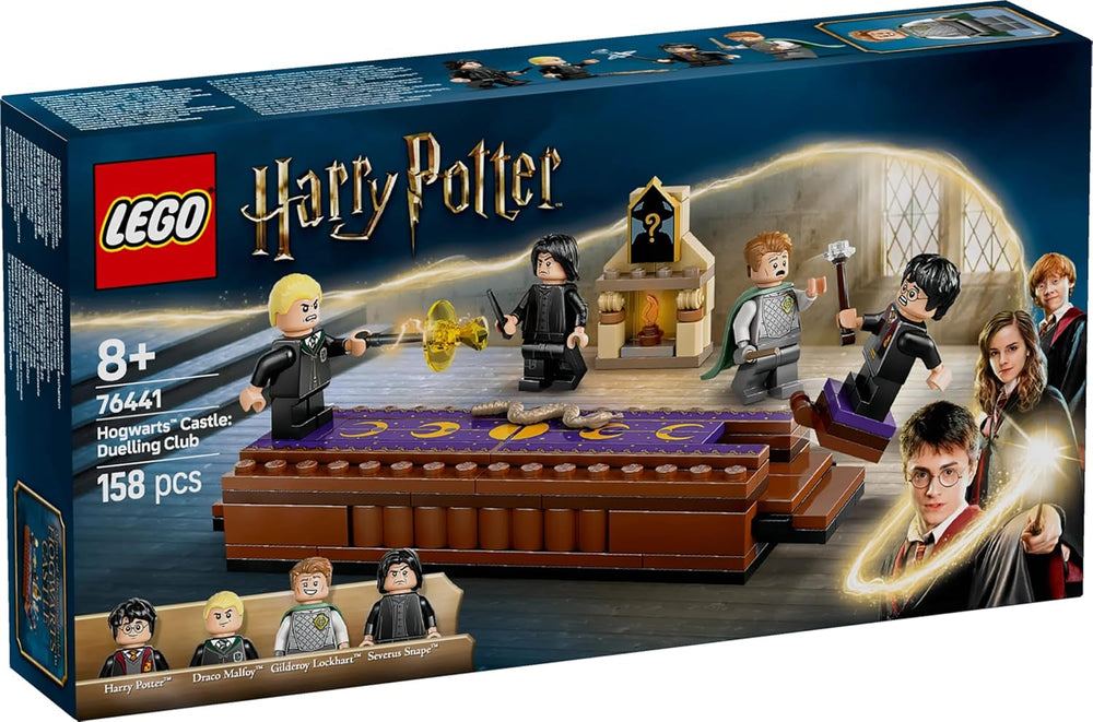 LEGO Harry Potter Hogwarts Castle: Dueling Club Building Set With 4 Minifigures Incl. Draco Malfoy, Gilderoy Lockhart & Severus Snape, set With function For boys and girls aged 8+ 76441 Building sets Besuche den LEGO-Store