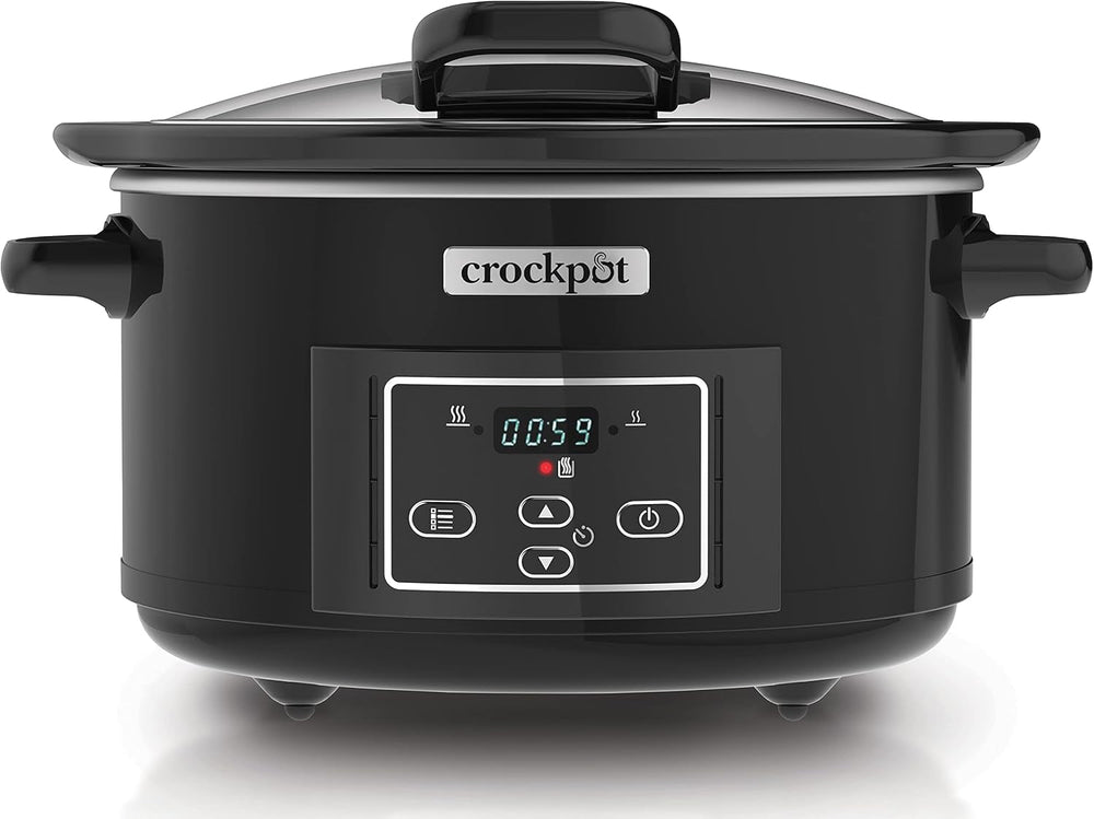 Slow cooker digital Crock-Pot Timeselect, 5.6 liters (7 people) Slow Cooker Naty Shop 4.7 liters Digital