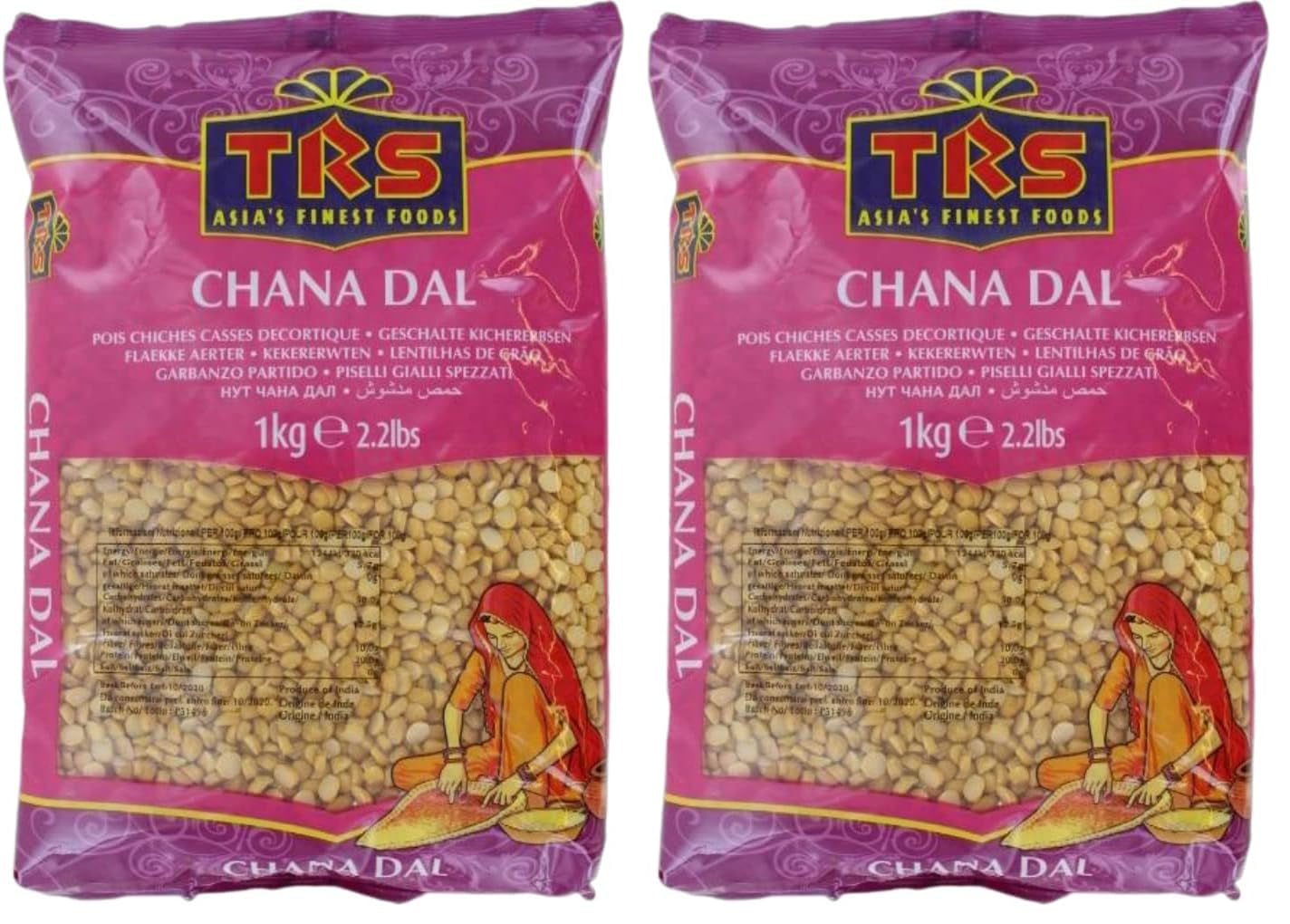 TRS - Chickpeas (Chana Dal) - (1 x 1 kg)
