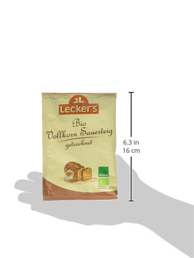 Lecker'S Bio Vollkorn Sauerteig (10 X 30 G) Mixture for baking and cooking Naty Shop