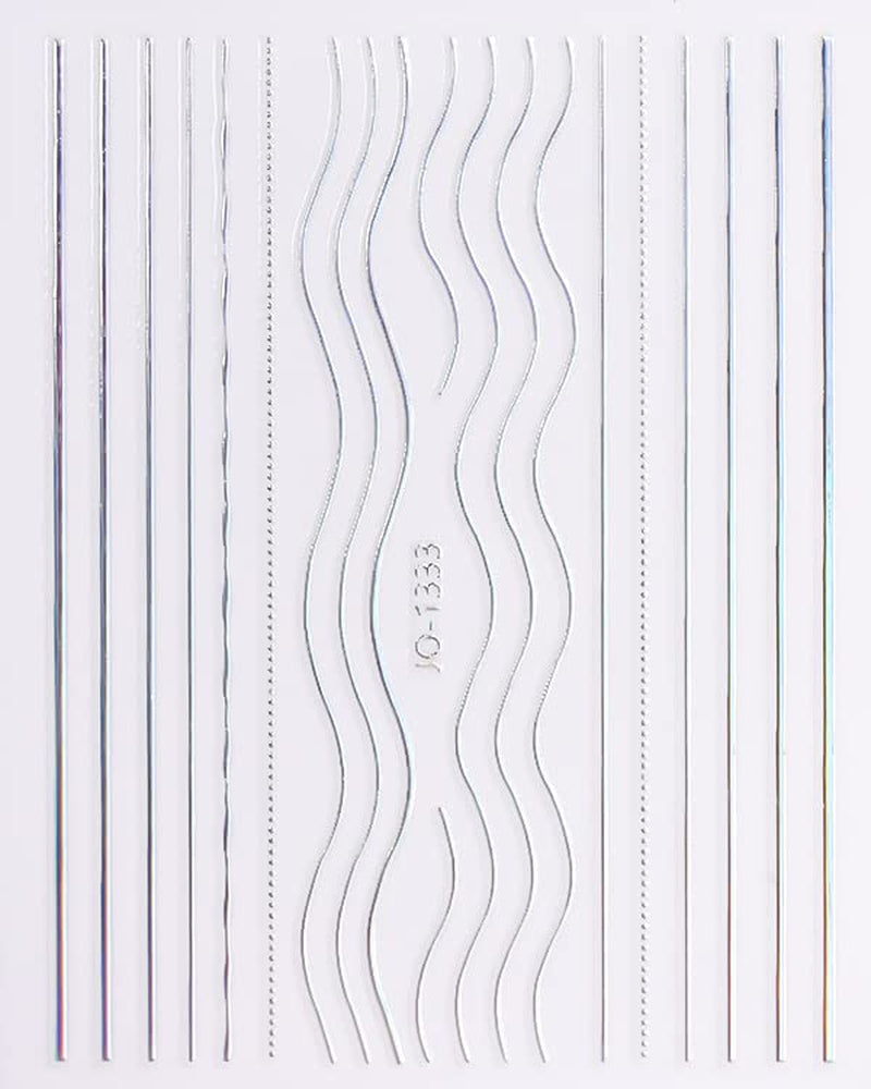 JMEOWIO Nagelsticker Aurora 12 Blatt Nail Art Sticker Selbstklebend Nagelaufkleber Holografisch Dekoration Nageldesign Zubehör