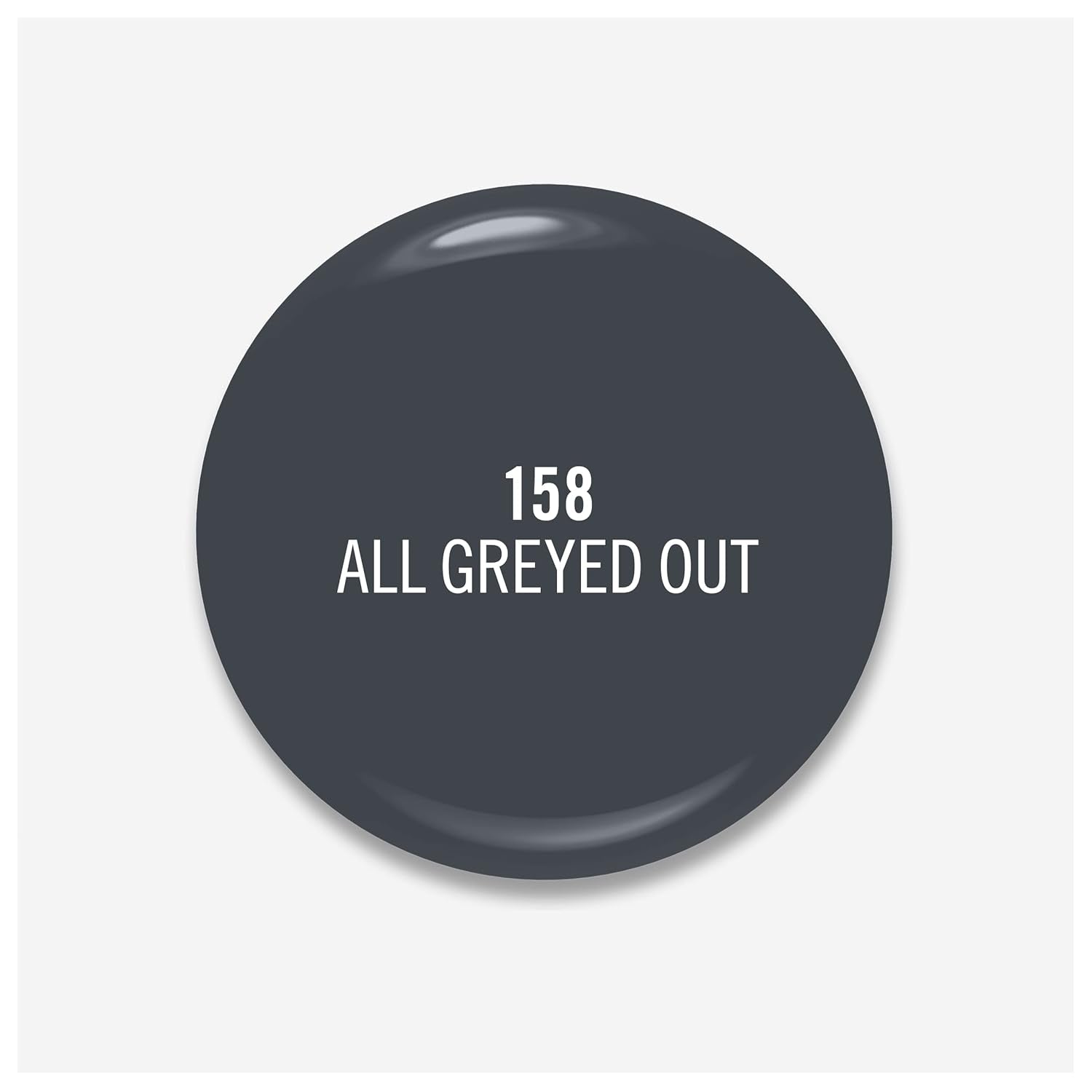 Rimmel K&F Nail 158 All Grayed Out nail polish