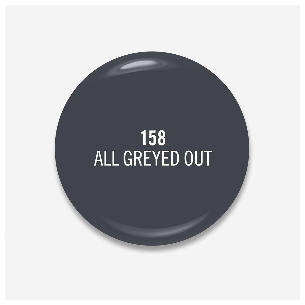 Rimmel K&F Nail 158 All Grayed Out nail polish
