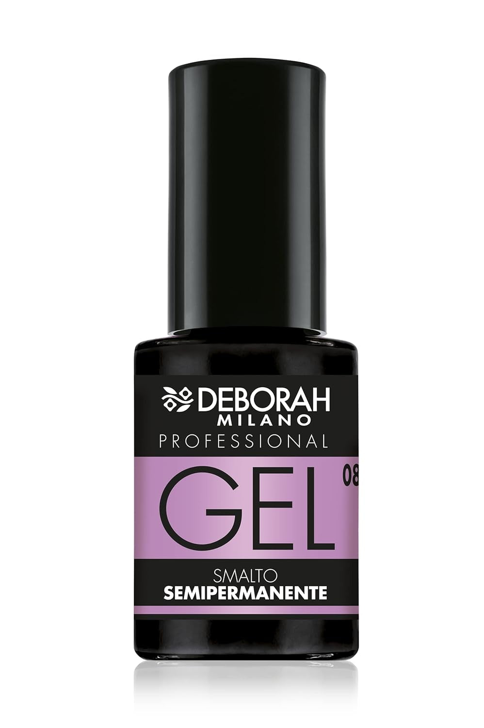 Milano Professional semi-permanent nail polish, no. 21 Burgundy, volumizing effect, long-lasting, for intense and glossy nails, 4.5 ml