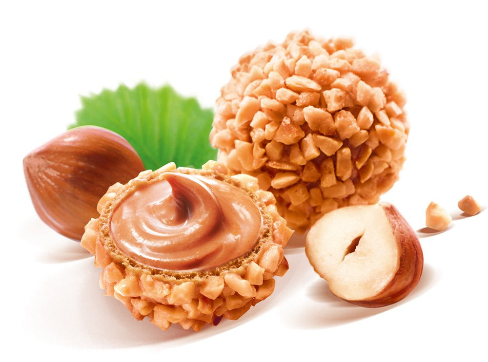 GiOTTO – a pastry specialty prepared according to an original Italian recipe – wafer shell, milk and hazelnut cream filling and hazelnut pieces glaze – 10 x 21.5g