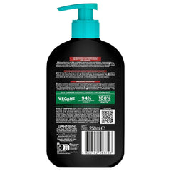 Garnier Charcoal Cleanser Facial Cleansing Gel Against Blackheads & Pimples 250ml Shower & Bath Naty Shop