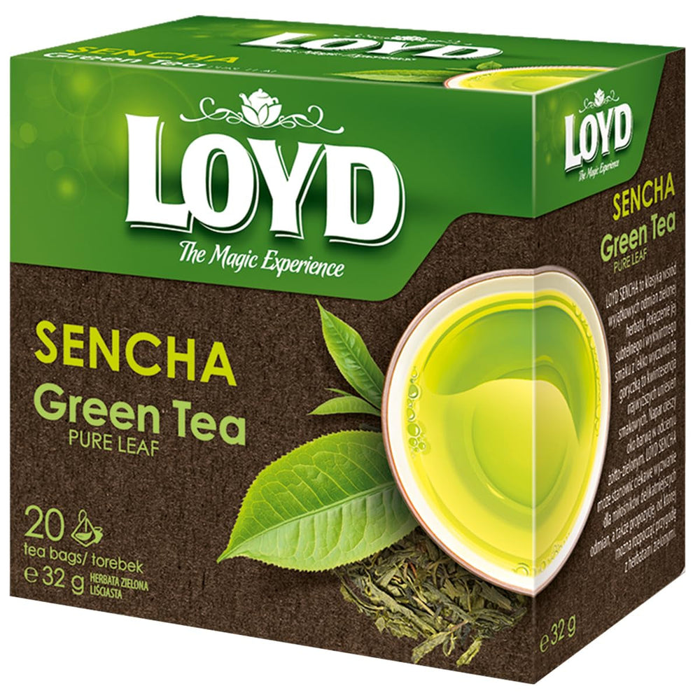 LOYD - Ceai de fructe Cranberry and Raspberry - 20 pliculețe piramidale - Amestec aromat de ceai de fructe cu afine, zmeură, frunze de mur - Gust dulce și intens - 40 g