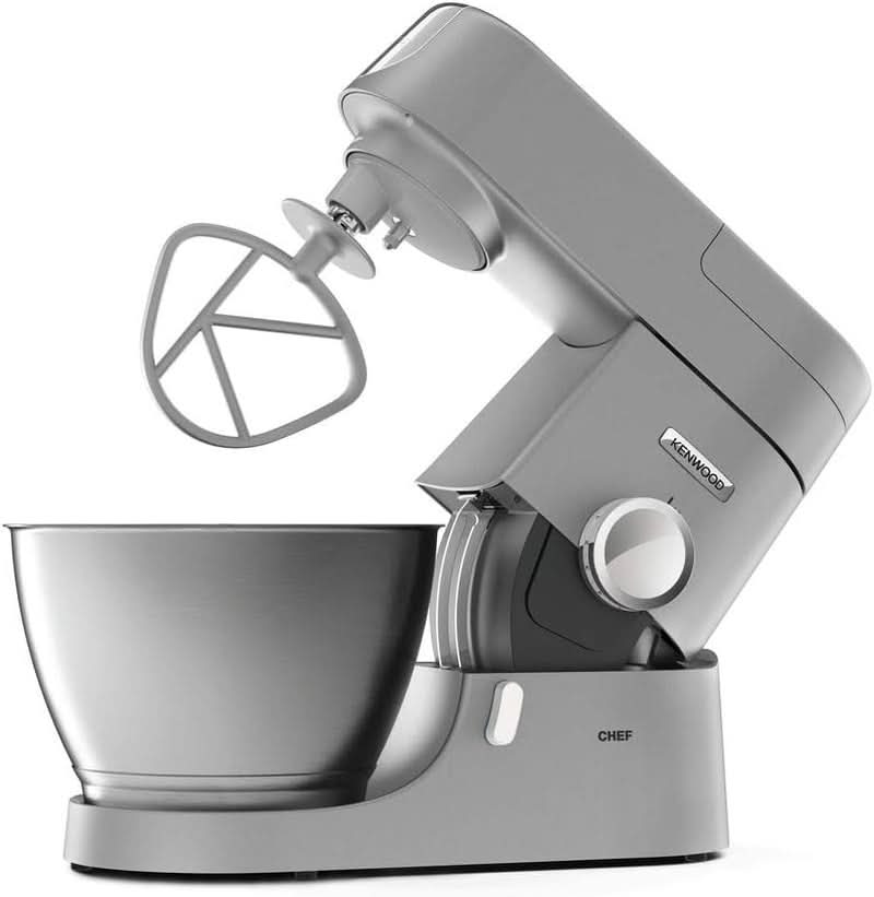 Procesor de alimente Kenwood Chef KVC3110S, bol de amestecare din oțel inoxidabil de 4,6 L Mama si Copilul Naty Shop