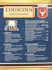 Couscous – Light and fluffy couscous with a slight nutty flavor – A typical North African specialty – 1 x 500g
