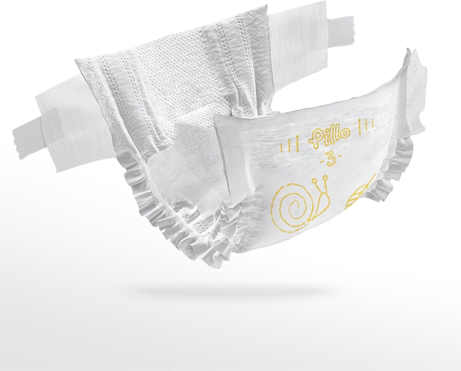 Diapers Pillo 3 - Box of 168 nappies, 6 packs of 28 nappies each, size 3 - Midi (6-10 kg) - Nappies for babies