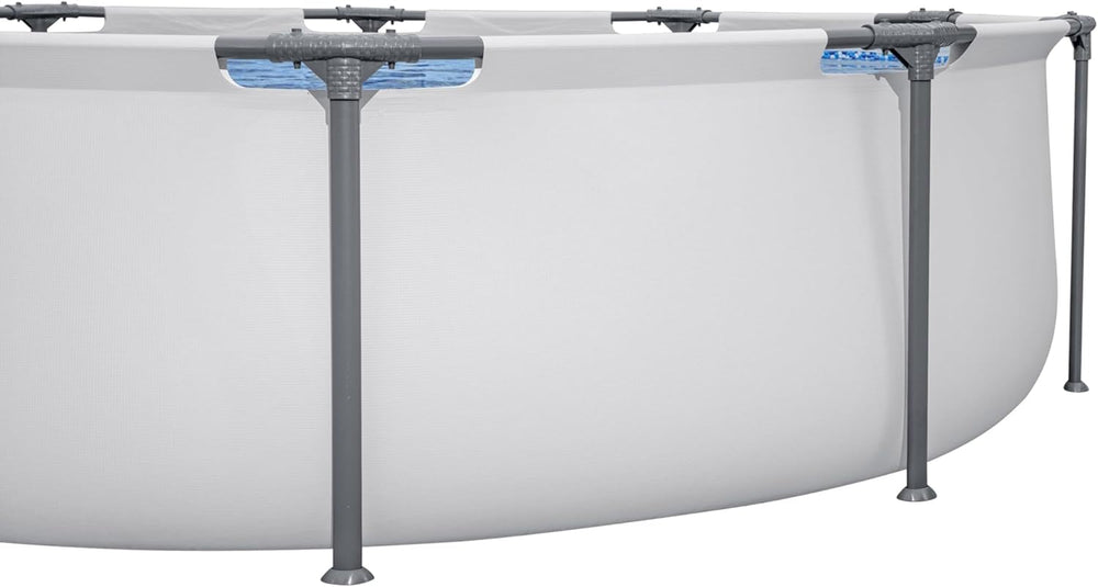 Set piscină Bestway Steel Pro Max™ Frame, rotundă, cu pompă de filtrare, 305 x 76 cm