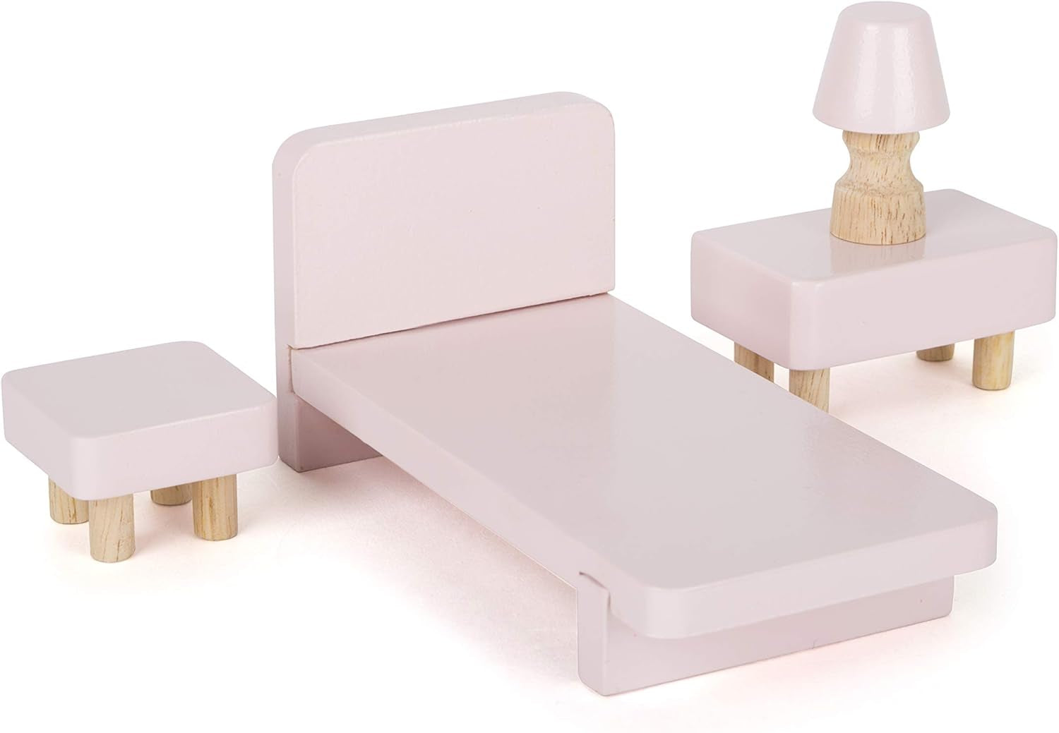 Small Foot 11192 3-Tier Revolving Wooden Doll House Including Toy Furniture Multicolor 37 X 40 X 67 Cm Naty Shop Doll Houses