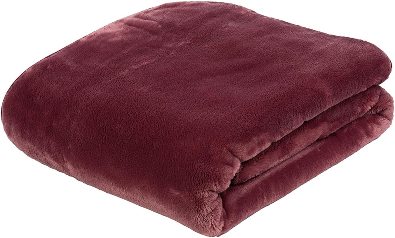 Gözze - Comfortable blanket Premium Cashmere-Feeling, 500 G/M², 180 X 220 Cm - mustard Beds and Blankets Besuche den GÃ¶zze-Store Berries 130 X 170 Cm