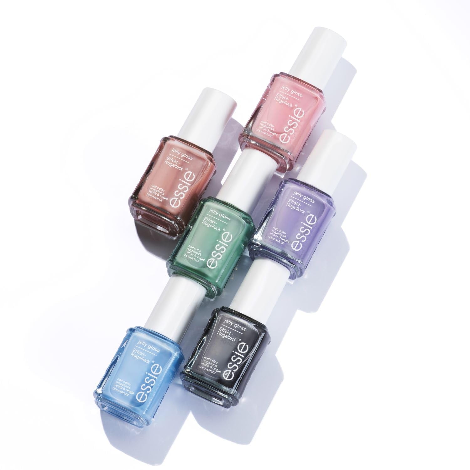 Essie nail polish – No. 60 blush jelly, pink nail polish color, Essie Jelly Gloss collection, 13.5 ml