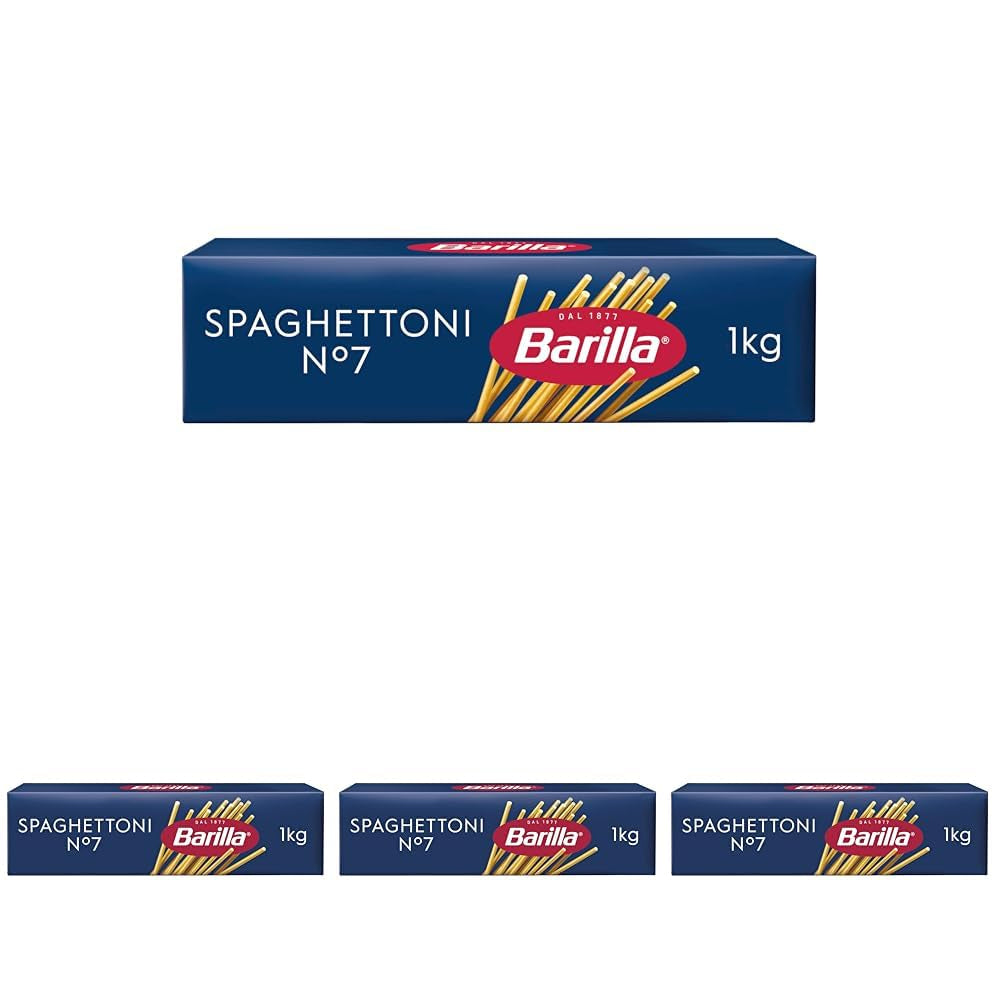 Barilla Pasta Klassische Spaghetti n.5 aus high-quality Hartweizen immer al dente, (1 x 500 g), geschmacklos