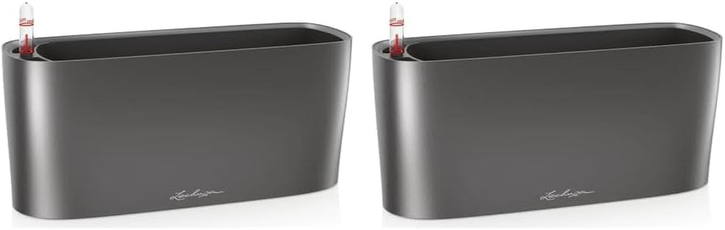 LECHUZA DELTA 20 antracit metalic 15563