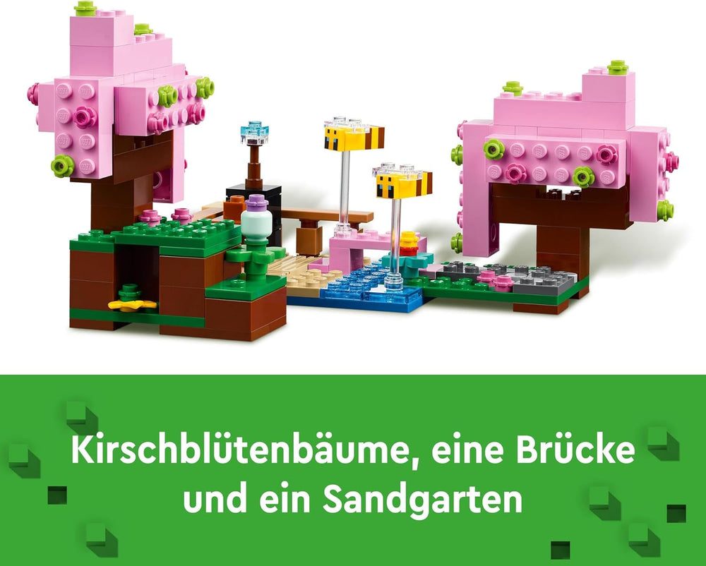 LEGO Minecraft Cherry Blossom Orchard Toy Garden to Explore with Sunny, Sniffer, Zombie and Bees Gamer Gift for Boys and Girls 8 Years Old 21260 Building Sets Beuche den LEGO-Store