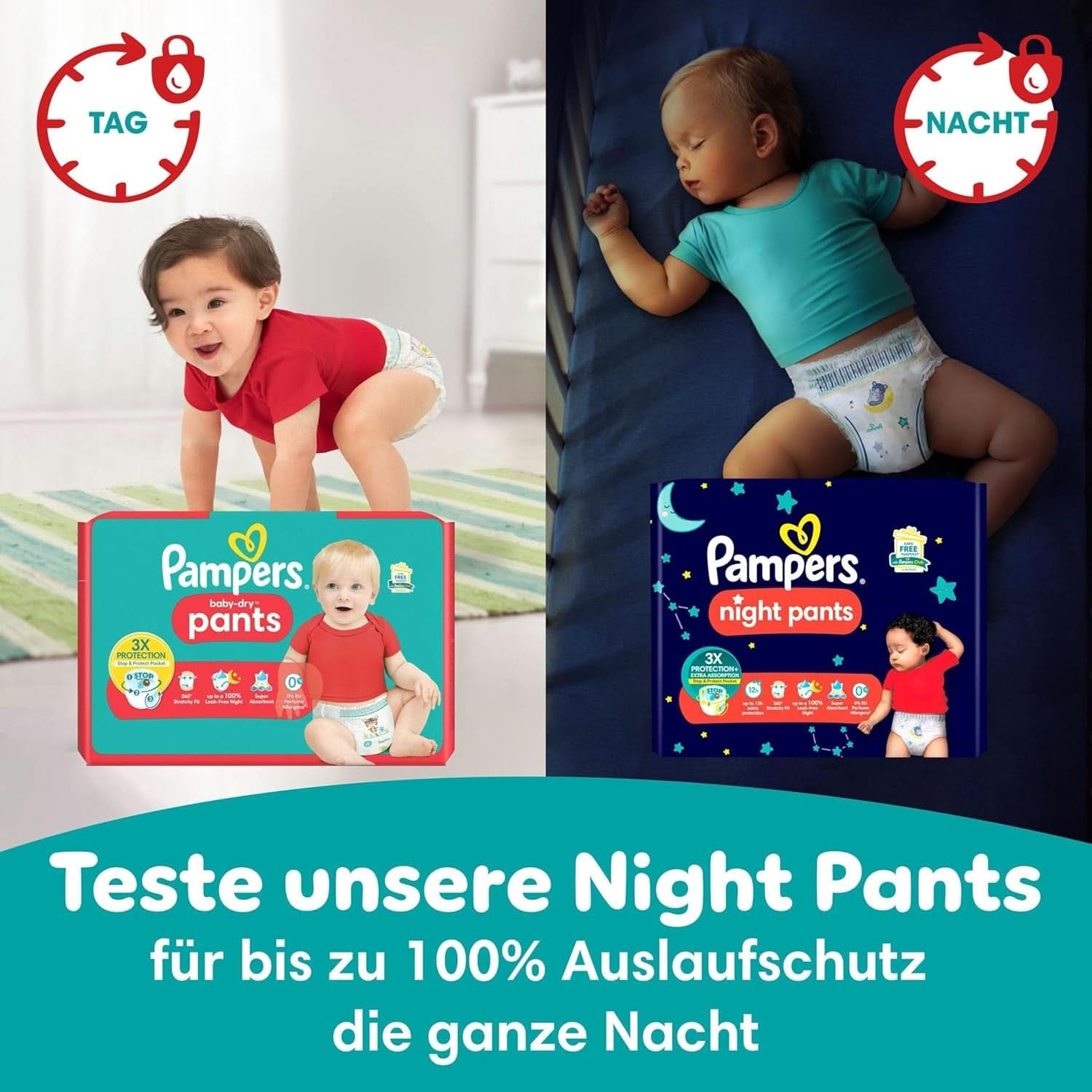 Pampers Windeln Pants Größe 5 Baby-Dry, 160 Windeln, 12Kg-17Kg, 360° Fit Hilft, Auslaufen Zu Verhindern Mother and Child Naty Shop