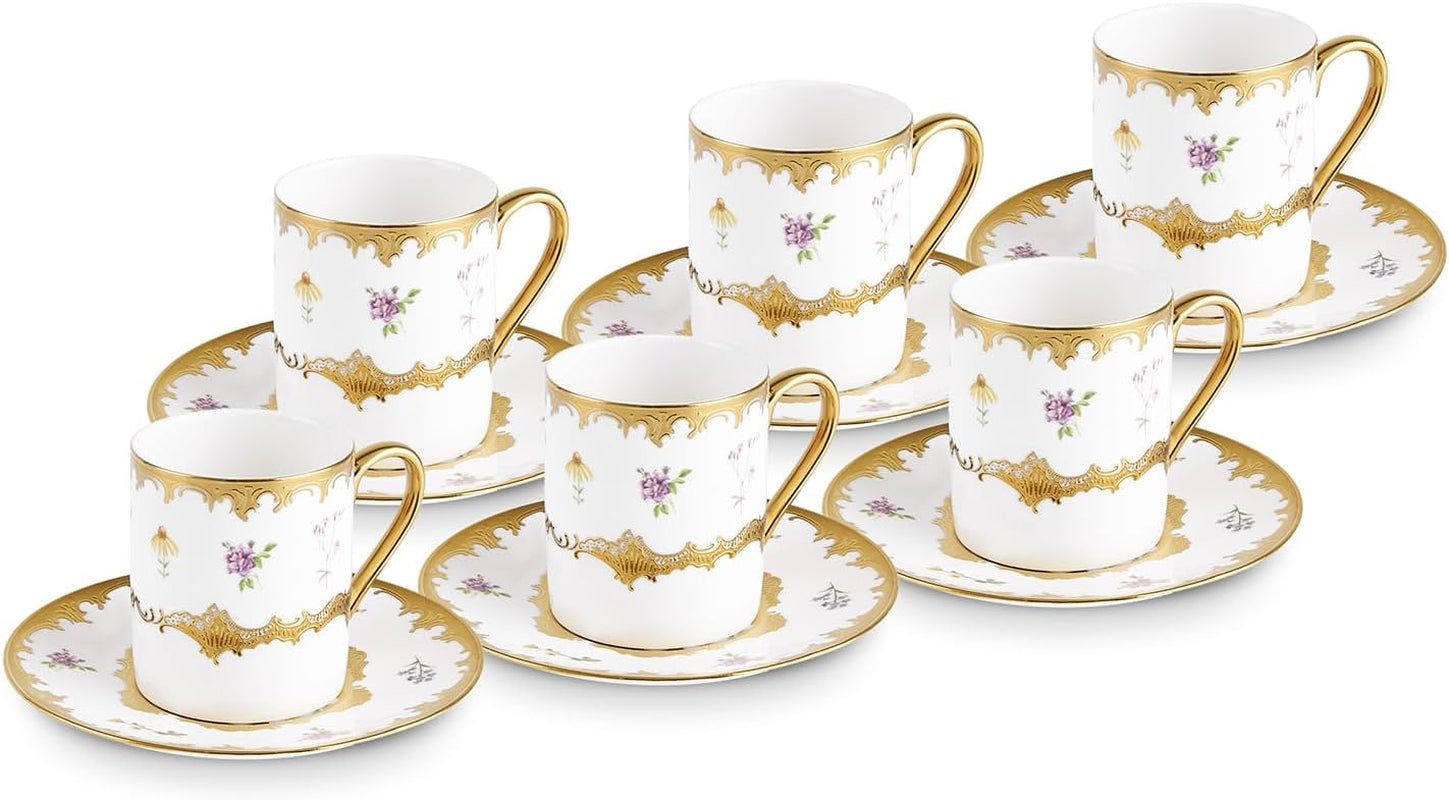 Cafea Karaca Bidter pentru 6 persoane, multicoloră