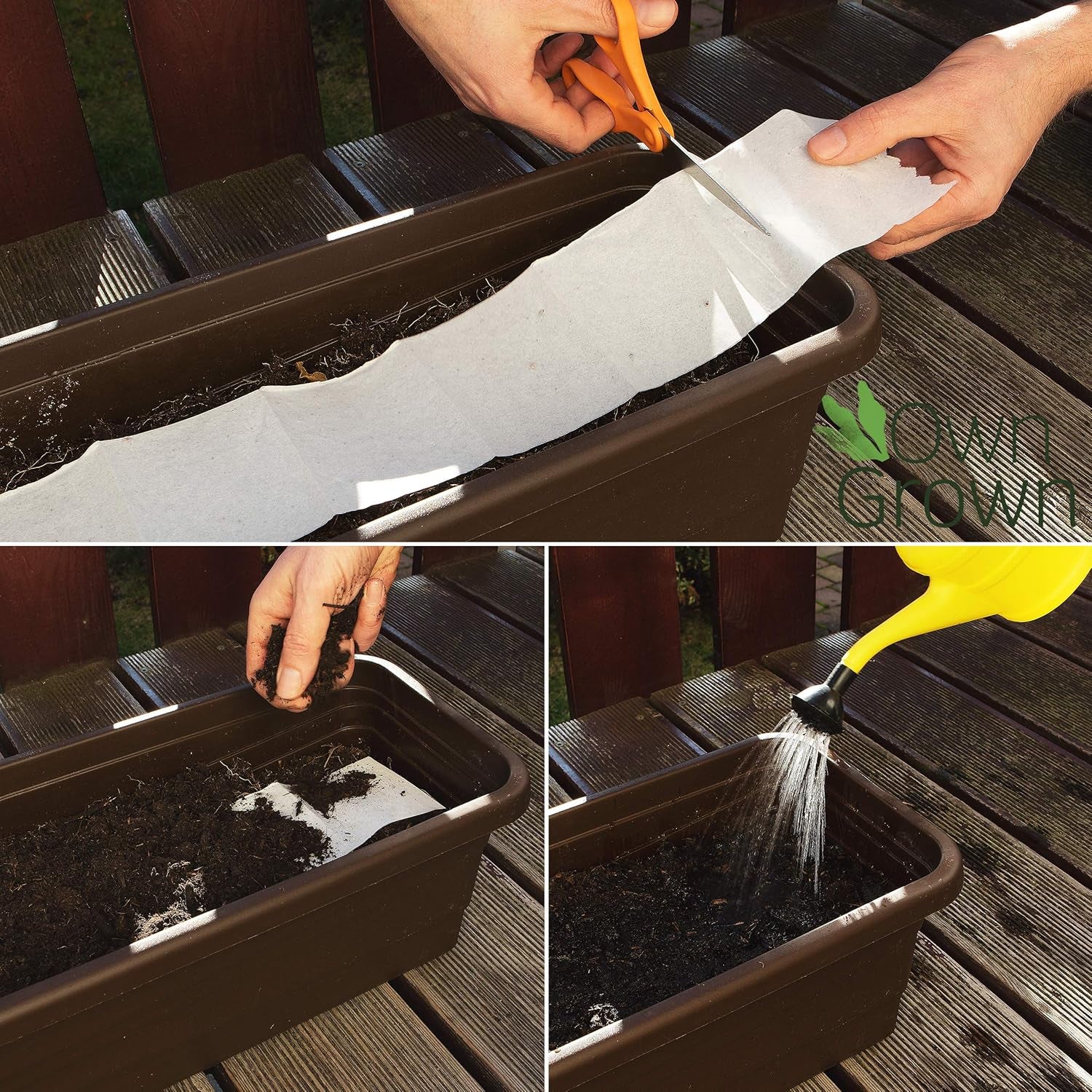 Colorful Balcony Flower Mix - 2 Premium Balcony Flower Seed Mats Easy to Grow Summer Flowers and Wildflower Seeds from OwnGrown Insect Friendly Annual Seeds