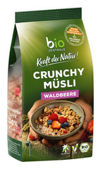 Crispy muesli with berries Biozentrale | 375 g organic Muesli | Ideal for breakfast and your cup of takeaway muesli | An alternative to muesli bars