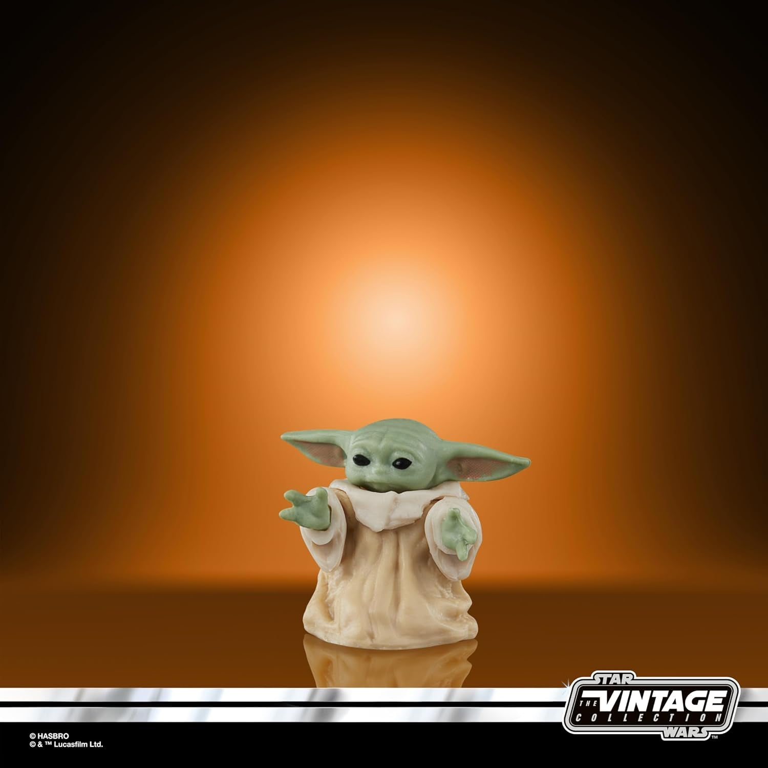 Star Wars Colecția Vintage Grogu, Figura de acțiune Mandalorian (Scară 9.5 Cm) Action figures Naty Shop
