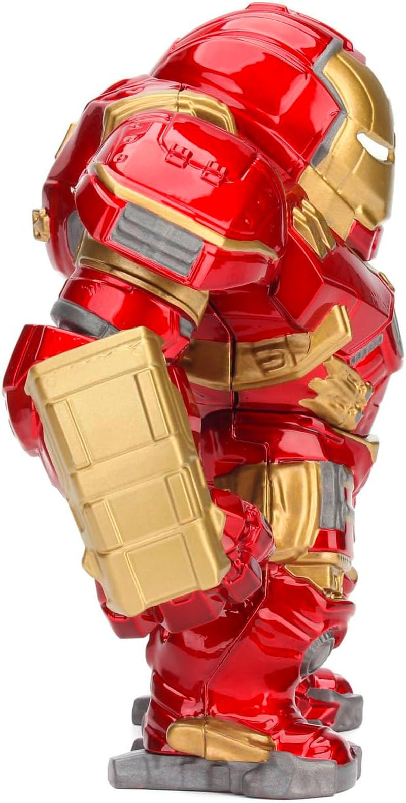 Jada Toys Marvel Figure Hulkbuster & Ironman, Open and Closed Helmet, Collectible Figures, Set, Die-Cast, Red, Size: 6 inch Hulkbuster & 2 inch Ironman Action figures Naty Shop