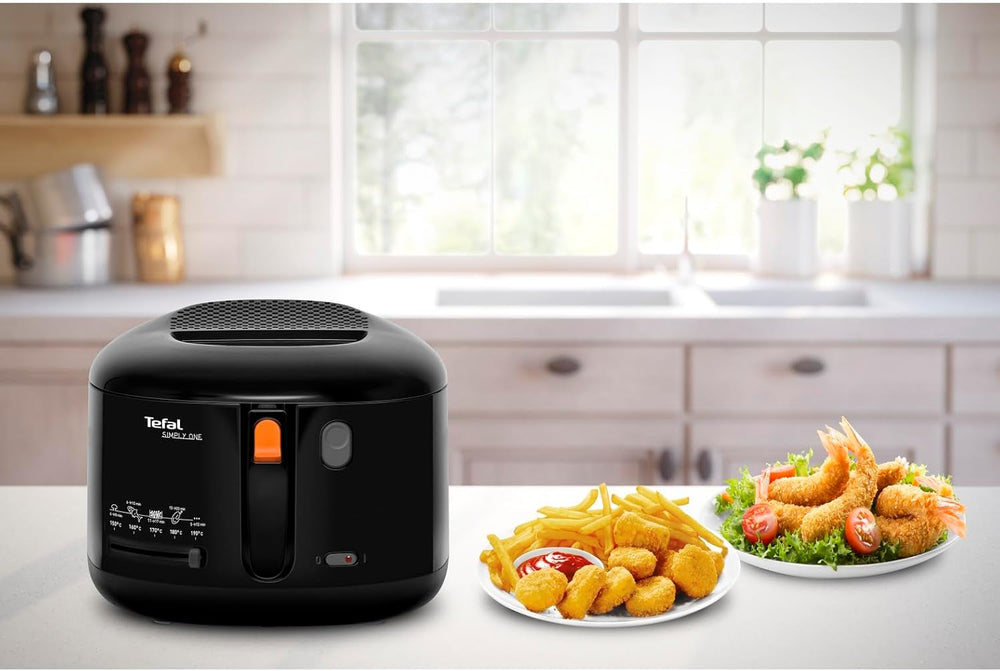 Tefal Simply One Friteuză electrică, capacitate XL pentru cartofi prăjiți de până la 1,2 kg, sistem exclusiv de răcire a pereților Electrocasnice Naty Shop