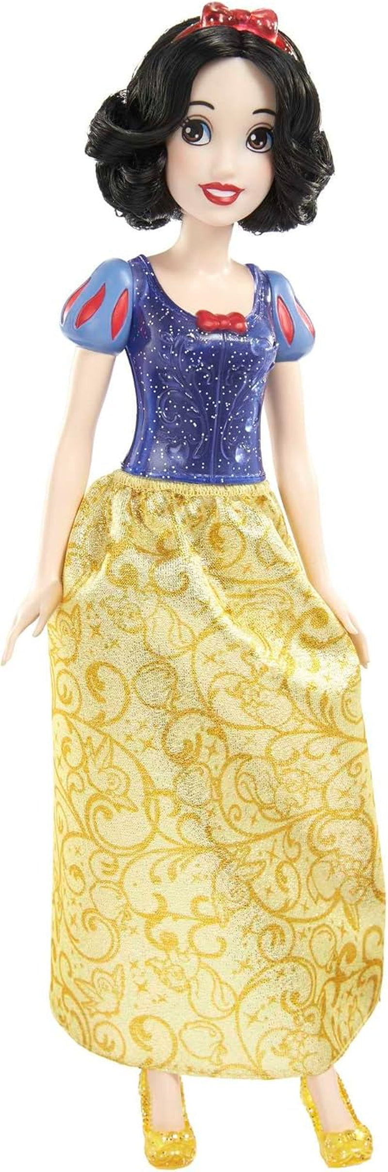 Mattel Disney Princess Toy Snow White Movable Doll with Sparkly Clothes and Accessories Disney Movie Inspired Gift for Kids HLW08 Naty Shop Dolls