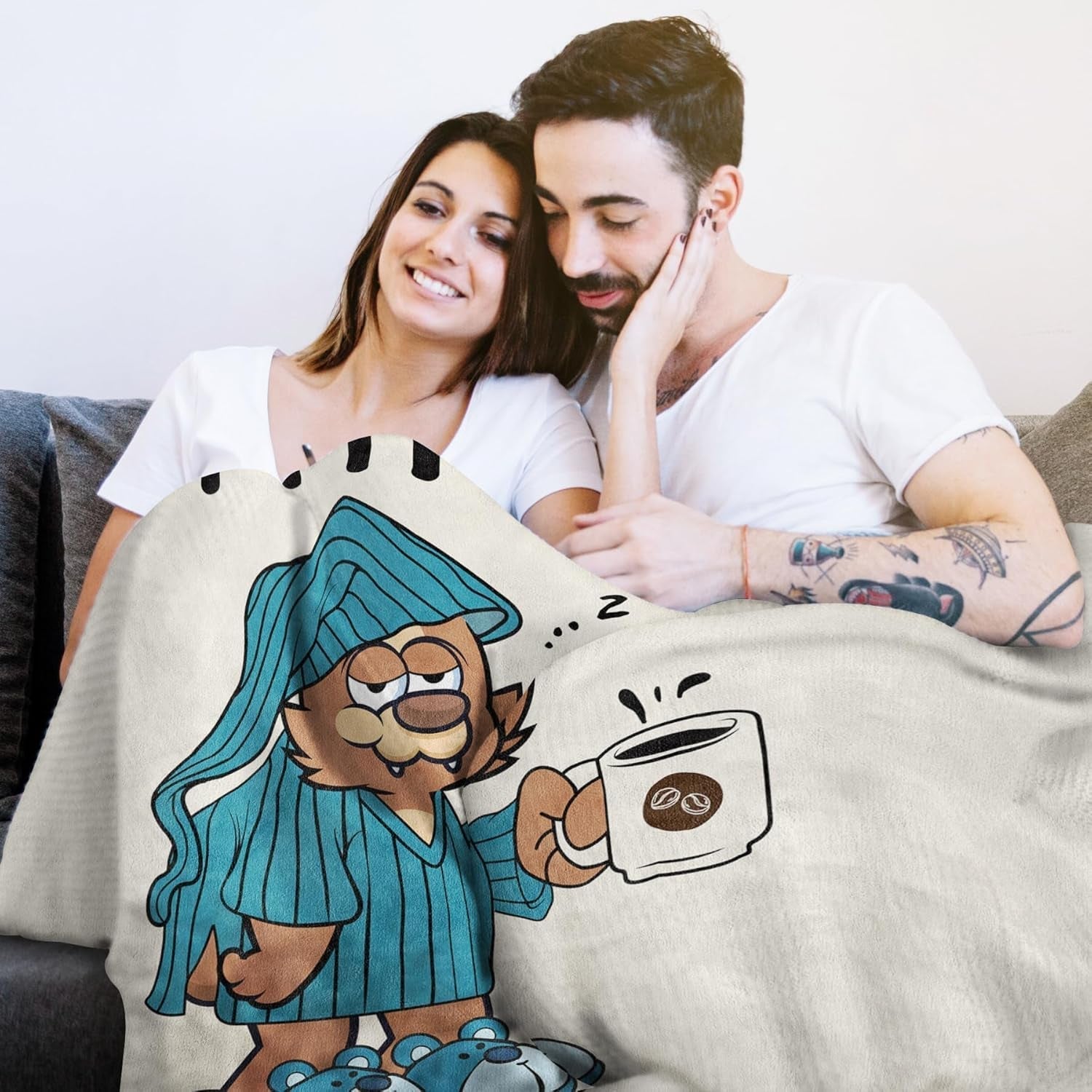 Musaecoin dad gift, dad birthday gift, gift ideas for dad, gifts for dad, 50-60 inch flannel blanket, christmas gift for dad, father's day gift Beds and Blankets musaecoin