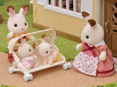 Sylvanian Families L5533 Triplets Stroller - Dollhouse Playset Naty Shop Dolls
