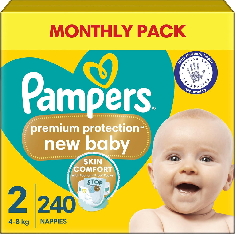 Pampers New Baby size 1 Newborn 2-5 kg ​​Transport pack, pack of 4 (4 x 23 pieces)