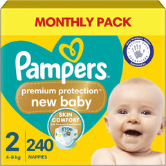 Pampers New Baby size 1 Newborn 2-5 kg ​​Transport pack, pack of 4 (4 x 23 pieces)