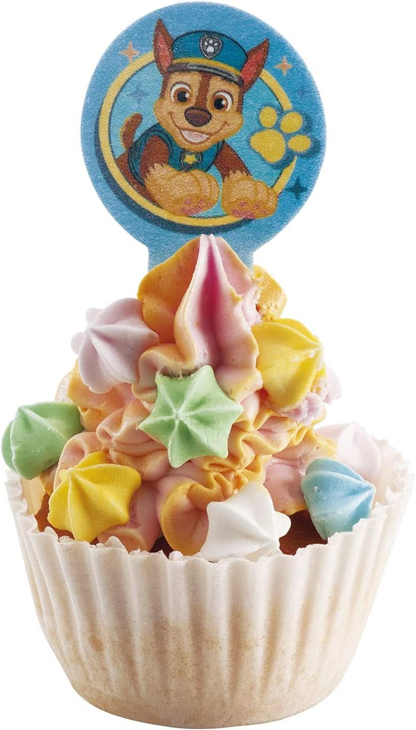 Dekora, Dekorapin Paw Patrol Edible Cake Decorations, 20 Edible Paper Wafers - 6.5 X 4 Cm Naty Shop