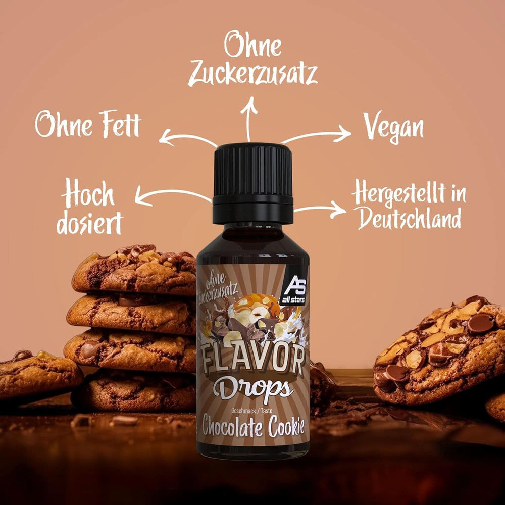 ALL STARS Flavor Drops, Flavored drops without added sugar and without calories - Sweetness and flavor for food, 30 ml Sweeteners Naty Shop