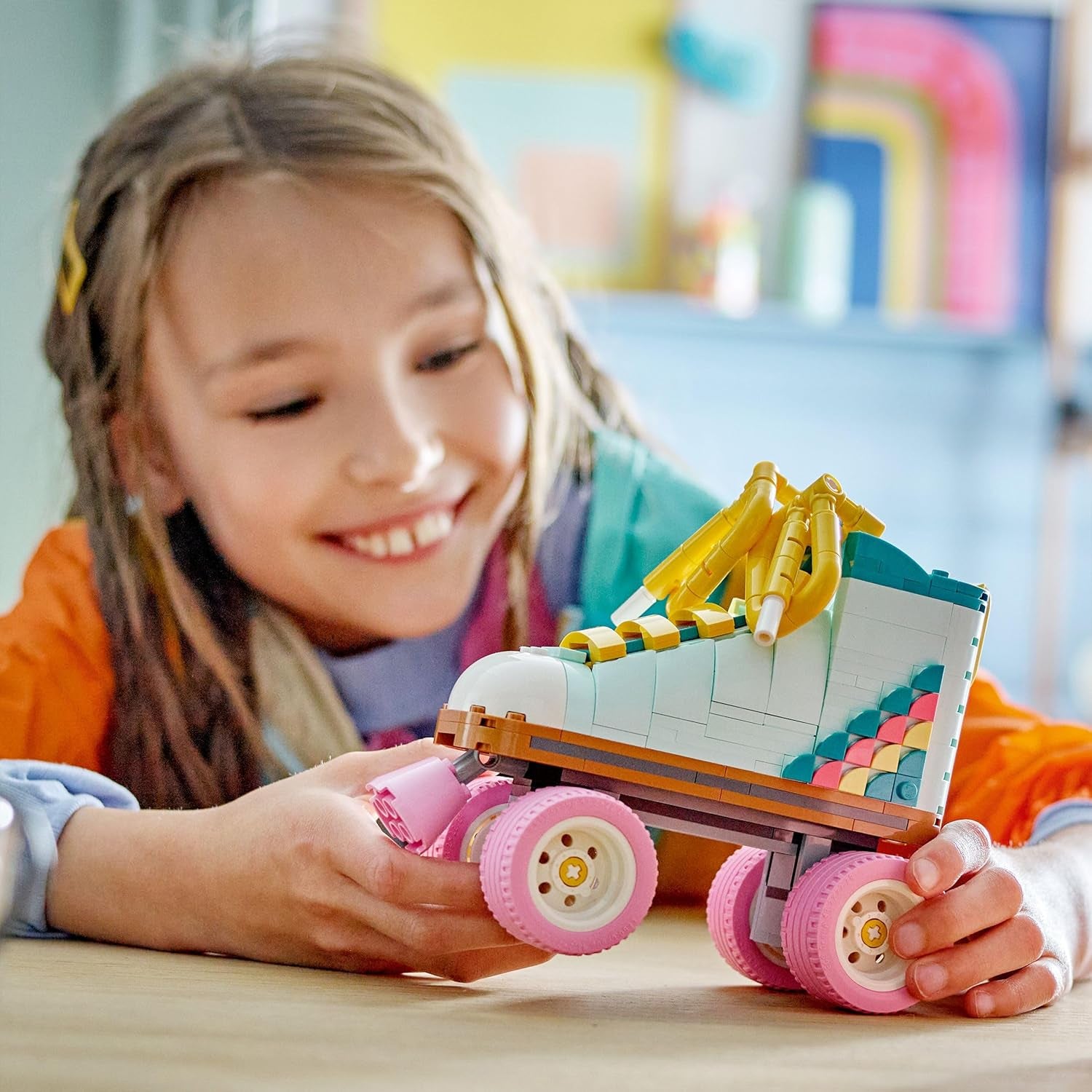 LEGO Creator 3in1 Retro Roller Skate Toy - Transforms into a Mini Skateboard or Boom Box Radio, Creative Gift for 8+ Year Old Girls & Boys - 31148